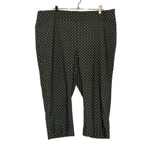 Counterparts Women's Stretchable Pull On Cropped Tummy Control Pants Plus Sz 22W